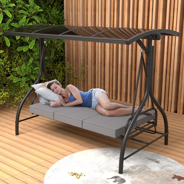 Aleko canopy 2024 patio swing bench